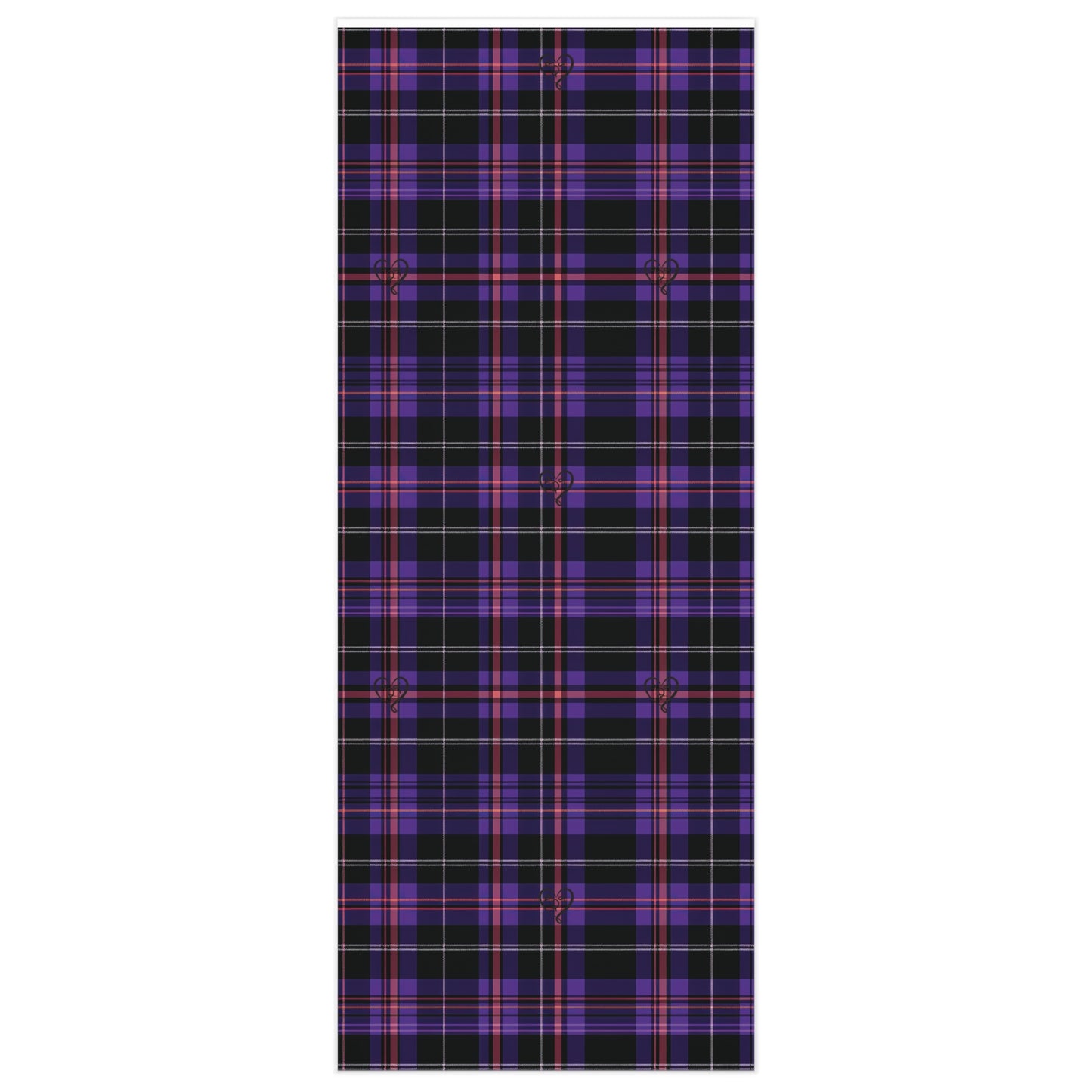 Mismatched Plaid (Purple) Wrapping Paper