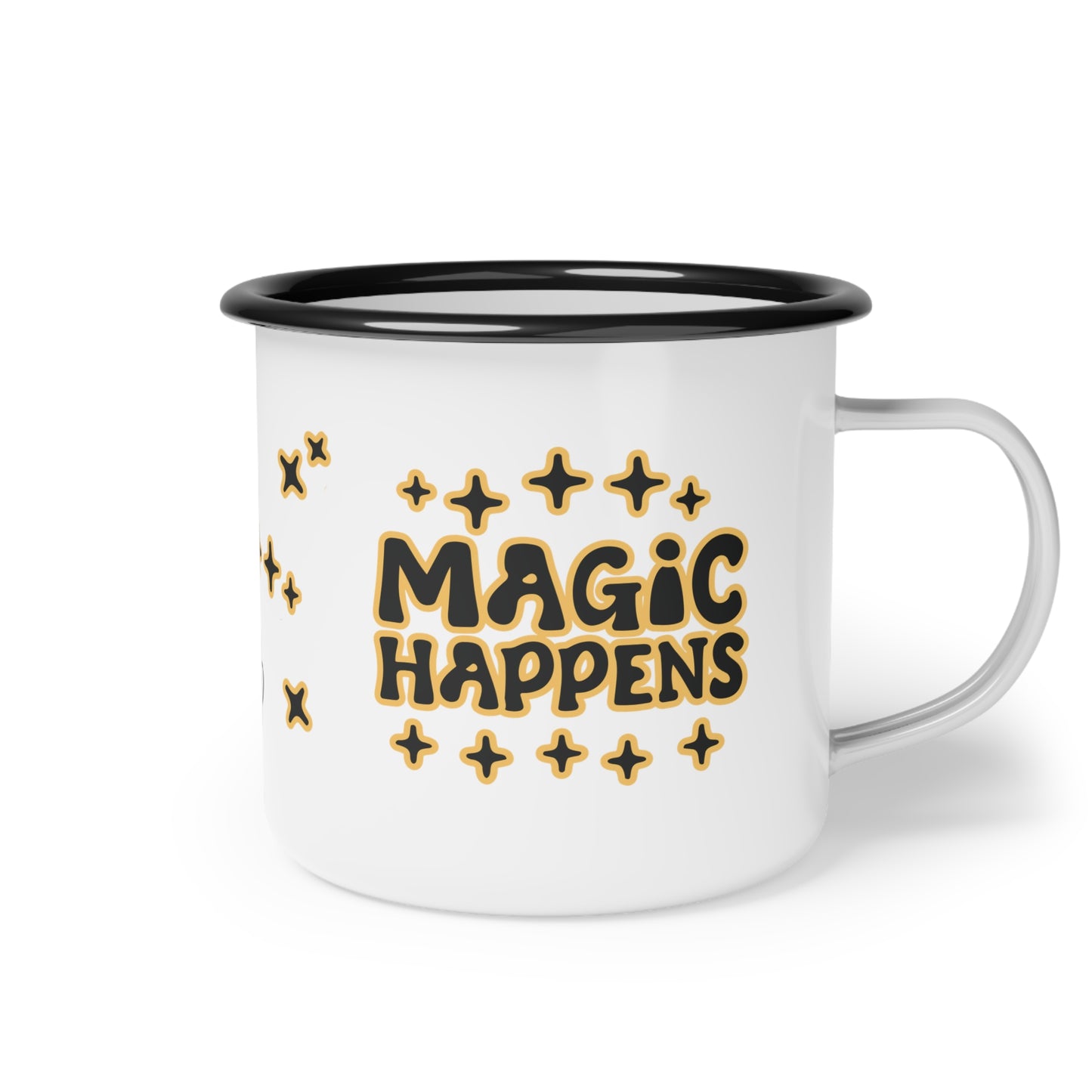 Magic Happens Enamel Camp Cup Mug