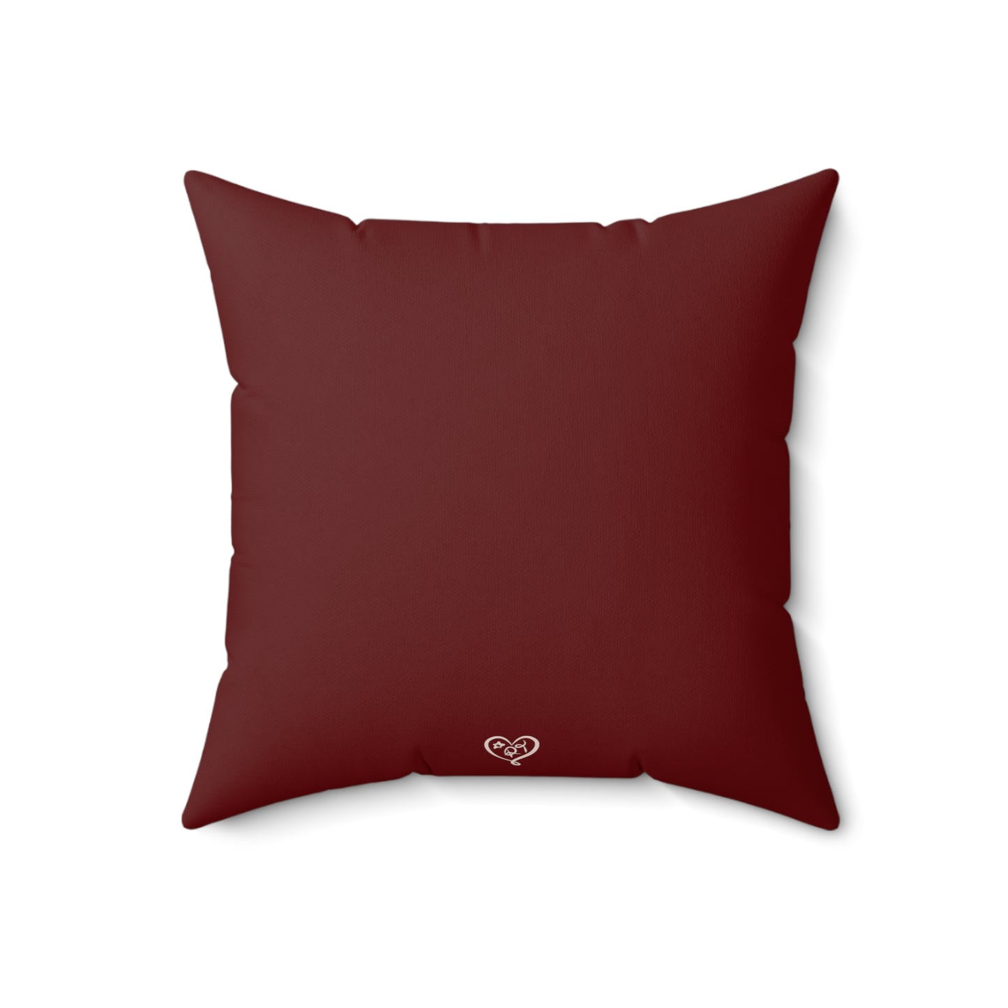 Is It Halloween Yet (Blood Red) Faux Suede Square Pillow