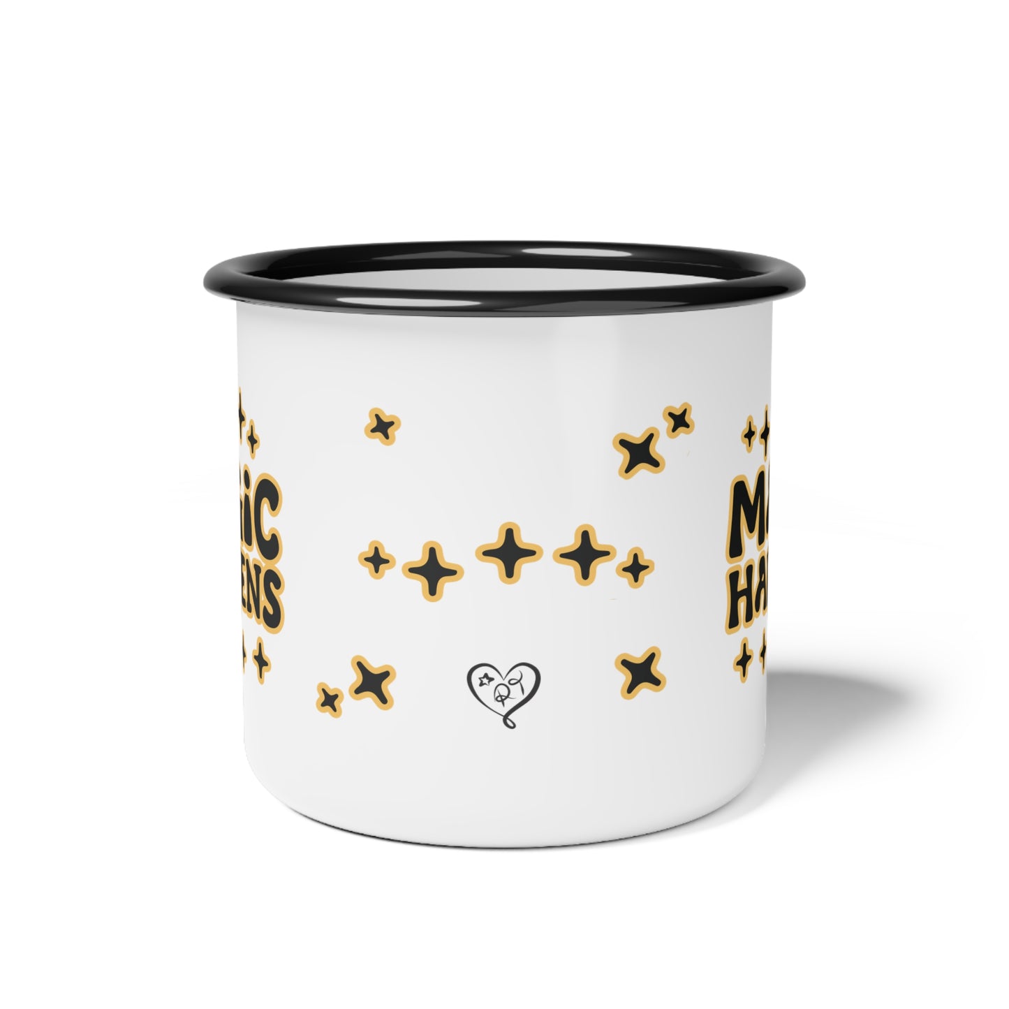 Magic Happens Enamel Camp Cup Mug