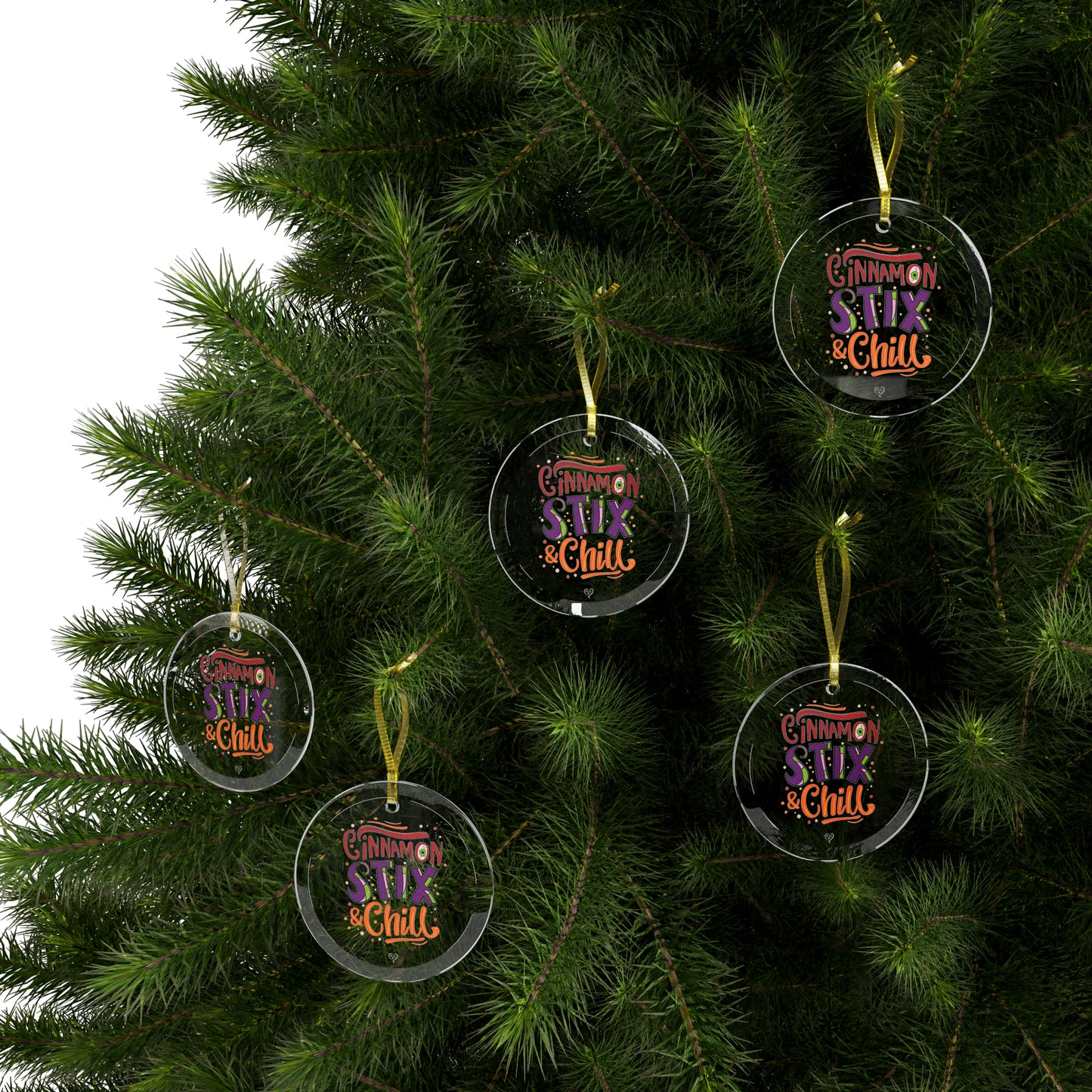 Cinnamon Stix & Chill (Halloween) Glass Ornament Bundles