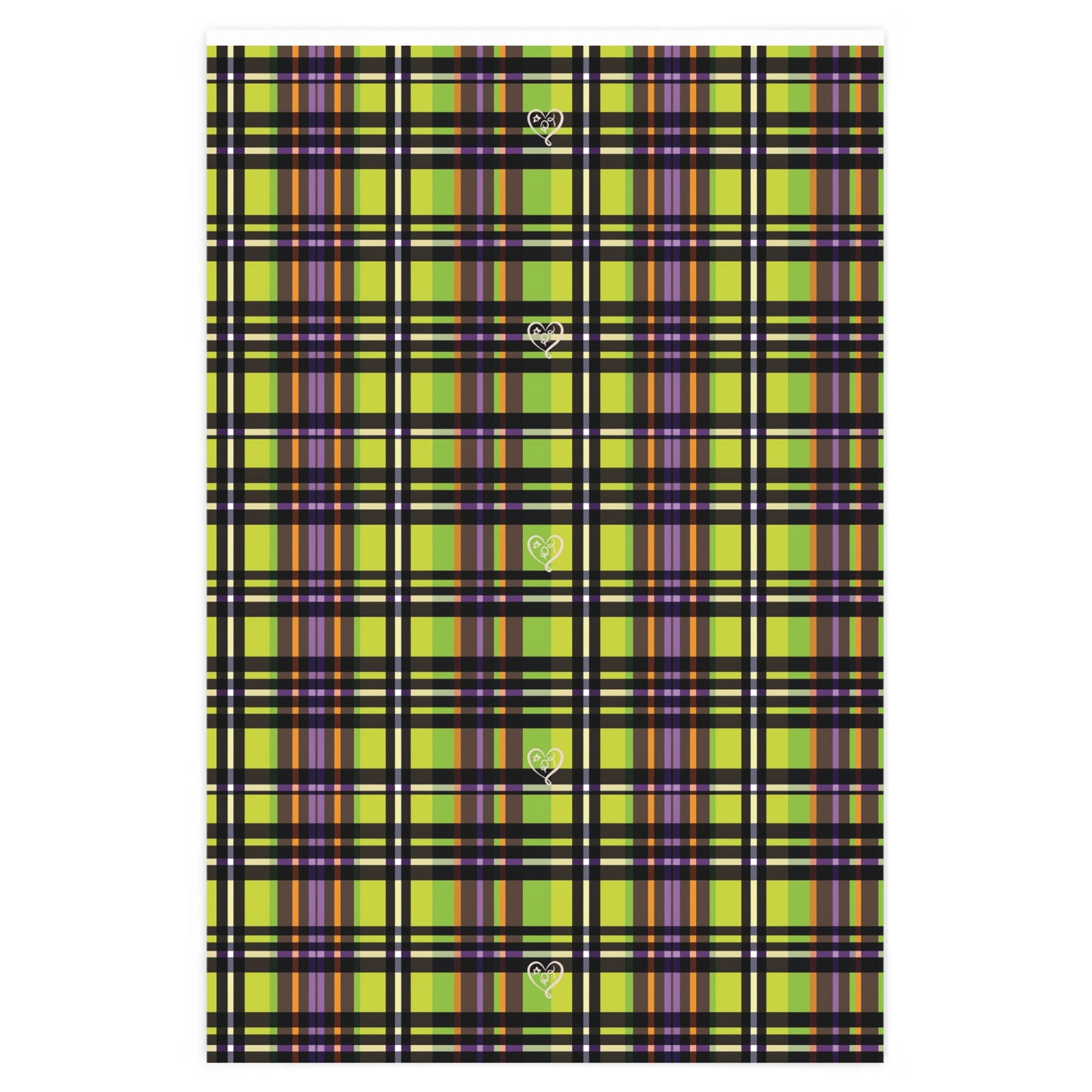 Mismatched Plaid (Green) Wrapping Paper