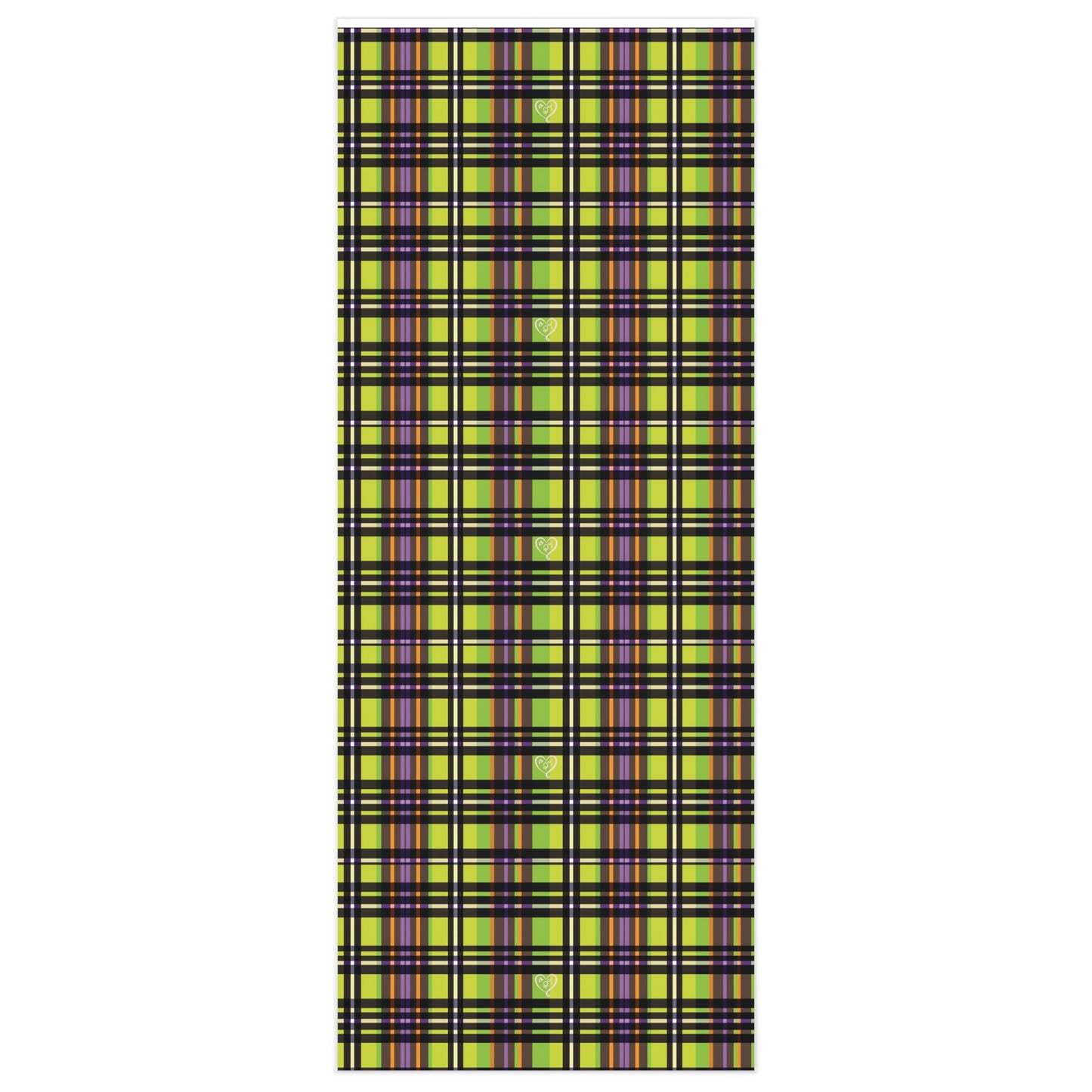 Mismatched Plaid (Green) Wrapping Paper