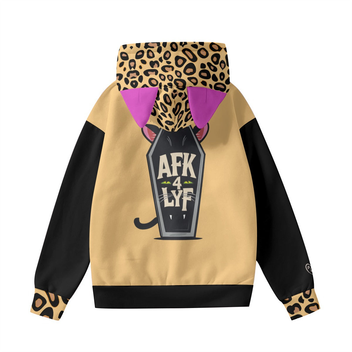 AFK 4 LYF (Cheetah) Women’s Hoodie With Cat Ears